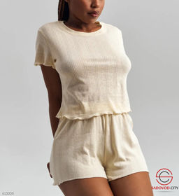 Пижама женская футболка и шорты