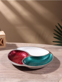 Менажница Триколор алюминий 28х28х4 см