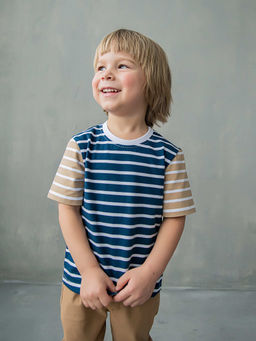 Футболка Колор блок Гроза полоска - Bungly фото 3