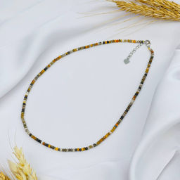 Бусы-Чокер из пчелиной Яшмы 38 см +