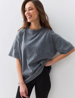 K12748 Футболка (плотный хлопок) ГРАФИТ