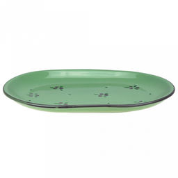 Блюдо керамическое 31х22х2,5см "Можжевельник", овал (Россия)