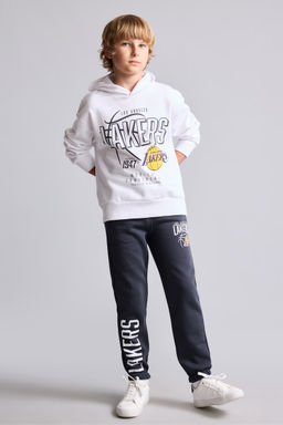 NBA Lakers Bask_l_ E_ofman Alt_ Erkek _ocuk - Defacto фото 3