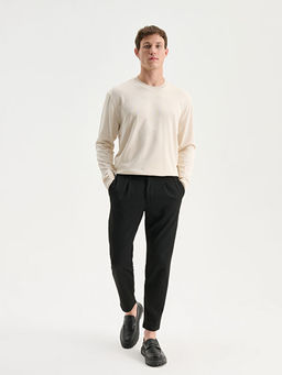 Bisiklet Yaka Erkek Triko Kazak