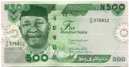 500 найра 2024 года Нигерия