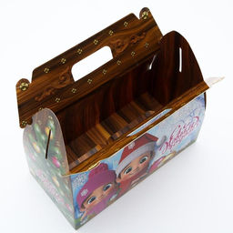 Цена за 5 шт. Подарочная новогодняя коробка «Сундучок чудес», для сладких подарков, 26×13×24 см