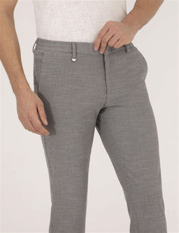 Gri Ex. Slim Fit Kuma_ Pantolon