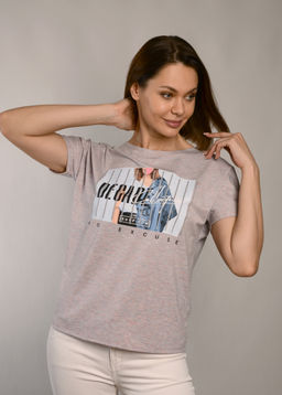 Футболка женская СТАЙЛ -1  (мультиколор )