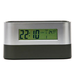 Часы электронные настольные, календарь, будильник, термометр, органайзер, 15.1×4.7 см, от батареек 2×ААА