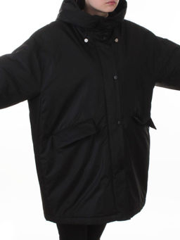 8020 BLACK Куртка демисезонная женская (100 гр. холлофайбер) - Fashion фото 2