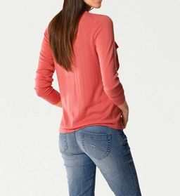 Пуловер, коралловый - Patrizia dini фото 4