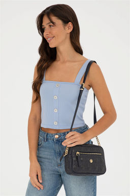 U. S. Polo Assn / Женская темно-синяя сумка через плечо