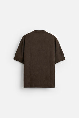 TEXTURED JACQUARD T-SHIRT - Zara фото 31