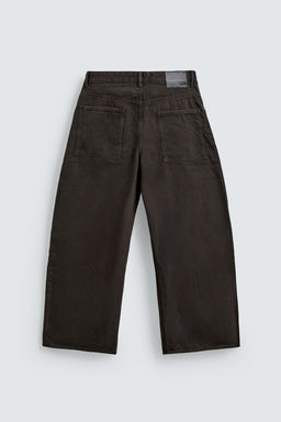 JEANS WIDE FIT / Marr?n - Zara фото 8