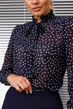 Костюм Мода Юрс 2538 синий горох