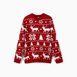 Свитер вязаный новогодний KAFTAN New Year, размер 44