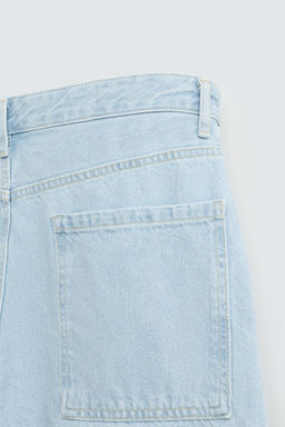 TAPERED WIDE-LEG JEANS - Zara фото 10