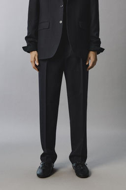 100% WOOL ORIGINS SUIT TROUSERS - Zara фото 17