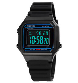 Часы наручные Skmei мужские электронные спортивные 1698black-black