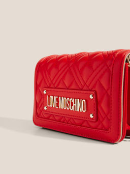 Клатч LOVE MOSCHINO SLG QUILTED Артикул 4644771, рубиновый  фото 2