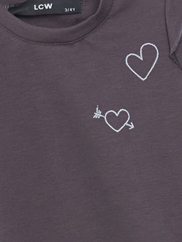 Bisiklet Yaka Nak??l? K?z ?ocuk Ti??rt - Waikiki фото 2