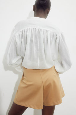 Pantalon corto con cinturon - H&m фото 4