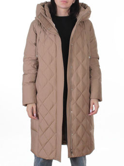 8353 BEIGE Пальто зимнее женское (200 гр. холлофайбер)