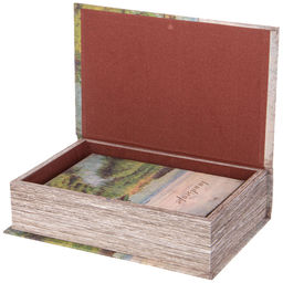 НАБОР ШКАТУЛОК-КНИЖЕК ИЗ 2-Х ШТ. 27Х18Х7/21Х13Х5 СМ - Lefard фото 3