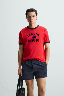 BASIC MID-LENGTH SWIMMING TRUNKS - Zara фото 5