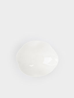 Салатник, 22х18х7 см, 500 мл, фарфор P, белый, Волнистый край, White ocean - Anna lafarg фото 6