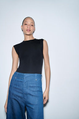 ZW COLLECTION WIDE-LEG HIGH-WAIST JEANS - Zara фото 17