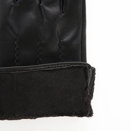 Перчатки женские, без утеплителя, безразмерные, чёрные