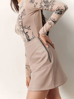 CONTE LU 2411 Юбка женская cappuccino