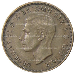 1/2 пенни 1938 года Австралия