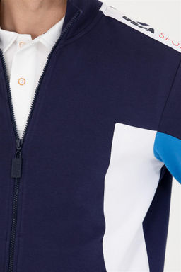 Мужской темно-синий вязаный кардиган Неожиданная скидка в корзине - U.s. polo assn фото 7