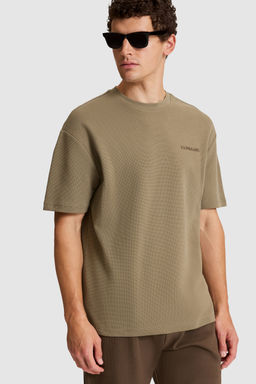 Erkek Haki Comfort Fit Bisiklet Yaka TiЕГrt - U.s. polo assn фото 3