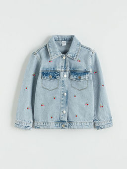 Nak??l? K?z ?ocuk Jean Ceket