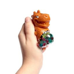 Цена за 11 шт. Мялка «Динозавр» с гидрогелем, цвета МИКС