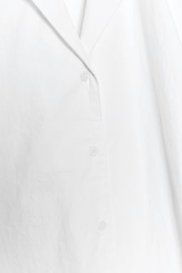 VESTIDO CAMISERO MANGA CORTA ZW COLLECTION / Blanco - Zara фото 6