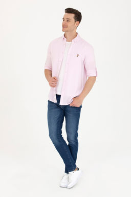 U. S. Polo Assn Мужская рубашка с длинным рукавом Magnolia - U.s. polo assn фото 4