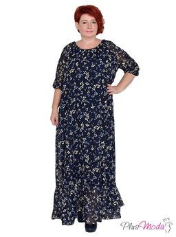 Платье Модель №1275 размеры 44-84 - Plusmoda фото 2