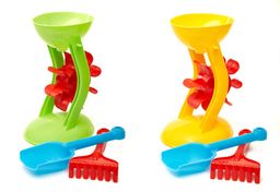 Набор для песка: мельница, совок, грабли (40-0109)