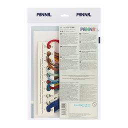 Набор для вышивания PANNA OT-7368 Открытка. Зимний городок 11.5 х 12 см