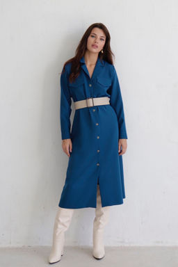 Платье-рубашка с английским воротником - Martichelli фото 6