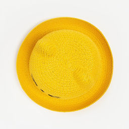 Шляпа для девочки MINAKU «Кошечка», размер 50, жёлтая