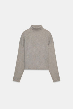 HIGH NECK T-SHIRT - Zara фото 4