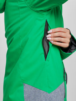 Горнолыжный костюм женский зимний зеленого цвета 02316Z - Chunmai фото 10