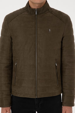 Erkek Haki Deri Ceket - U.s. polo assn фото 6