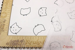 Муслин двухслойный Котики, ш.1.35м, хлопок-100%, 100гр/м.кв - Купава фото 3