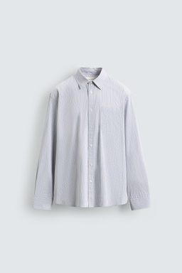 CAMISA POPEL?N CUADROS / Celeste - Zara фото 7